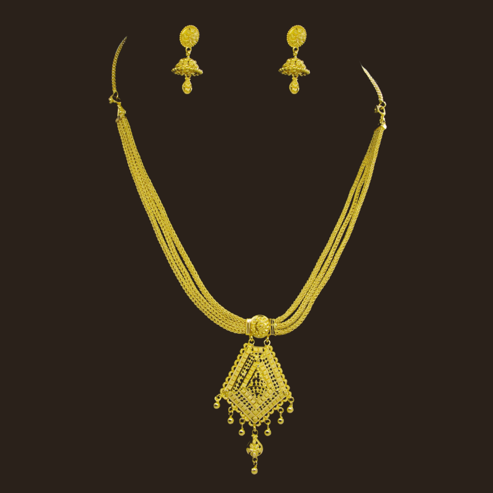 22K Gold Necklace Set